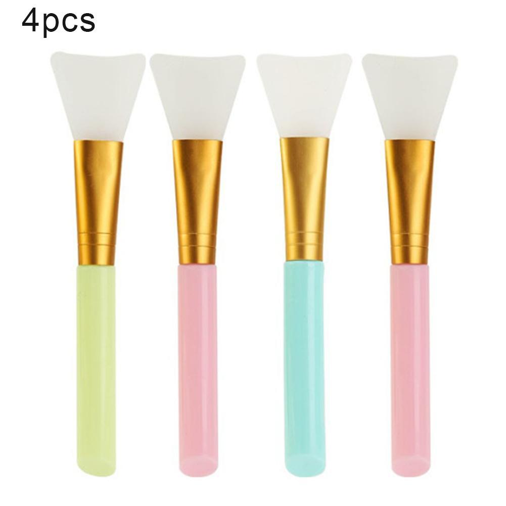 

4шт/комплект силиконовая кисть для маски для лица крем для смешивания силиконовая кисть для макияжа уход за кожей B L5O5 4pcs-One size