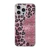 Stampa leopardo glitter personalizzata per iPhone16 Apple 11/12/13/14/15Promax custodia per telefono piuma 17