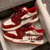 Men's Shoes Niche Fashion Retro Graffiti Made Old Board Shoes Women's Flat Bottome Casual Couple Sport Shoe Unisex Lace Up Shoes