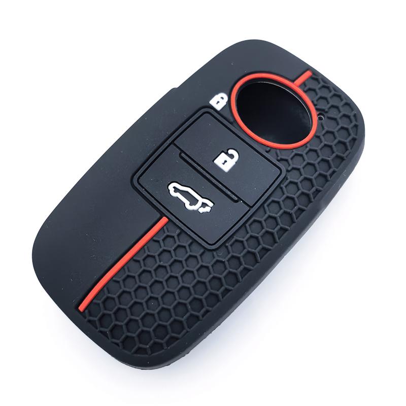 3 Buttons Silicone Car Remote Key Case Remote Flip Key Fob Shell For Toyota Raize For Daihatsu Rocky Protector Cover Accessories