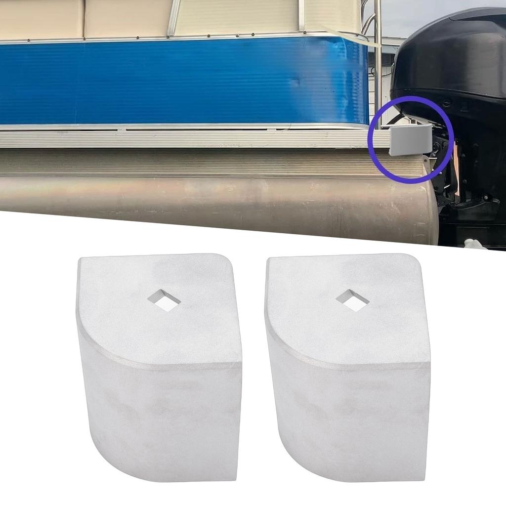 2PCS Pontoon Boat Aluminum Corner   for 90 Degrees  Rounded Corner 3-3Celsius4in To 3-13Celsius16in Height 3-1Celsius4in To 3-5Celsius16in Top Width
