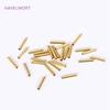 2*10mm Brass Smooth Tube Beads 18K Gold Plated Tube Beads Spacer Beads For Jewelry Making, DIY Jewelry Material Wholesale