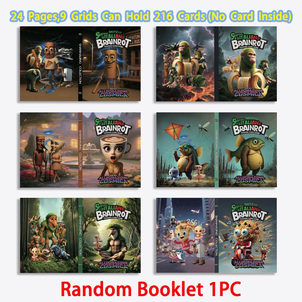 

Итальянская Коллекция Мозгового Разложения Карточки Книга Tung Tung Tung Sahur Набор Карточек для Коллекционирования Карточка с Брошюрой Альбом Игра Игрушка Подарок Не Карточки