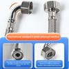 Flexible 304 Steel 90Degree Hose for Toilet Sink Plumbing 1/2BSPConnectors A0KF