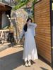Plus Size French Style Lace Camisole Dress & Sun Protection Cardigan Set