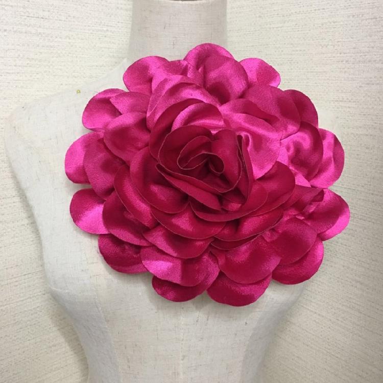 Handmade Big Flower Barrette Multicolor Flower Hair Accessories Studio Hairpin