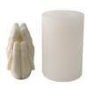 Cylinder Candle Mold Silicone Mold for Candle Making Reusable Candle Resin Mould