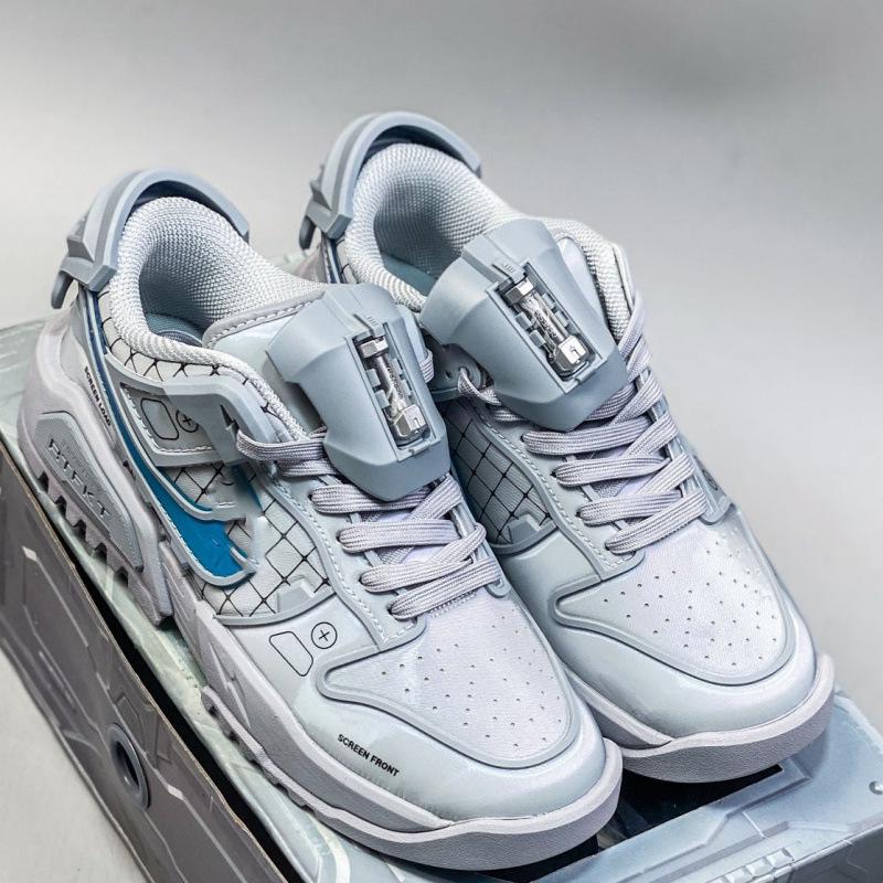 

Putian RTFKT Чорно-фіолетові низькі спортивні кросівки спільного бренду - Поглинаючі удари та зносостійкі повсякденні кросівки Size 44