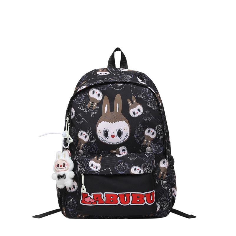School Bag Cartoon New Trend Backpack Large Capacity Exquisite Printing Student Ultra Light