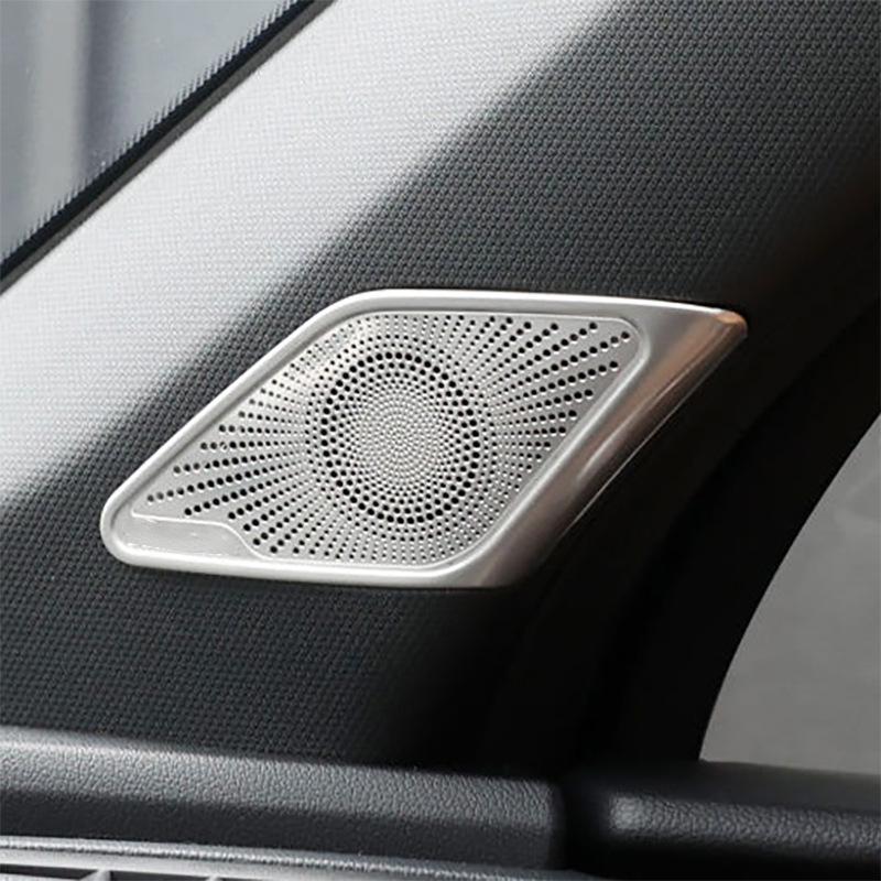 Kia Sorento 2021-26 A-Pillar Speaker Cover - Stainless Steel Interior Trim