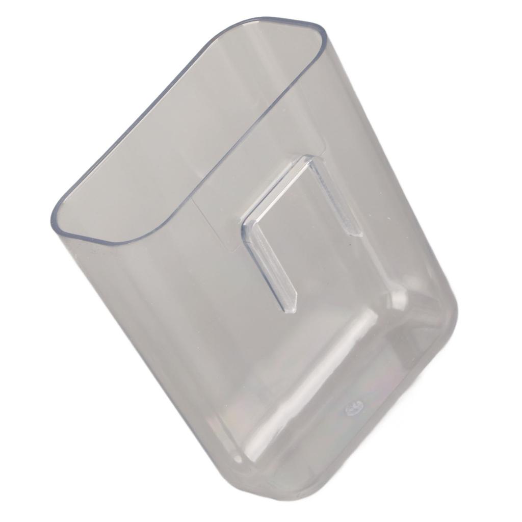 Adhesive Storage Bin Transparent Plastic Wall Mounted Floating Storage Holder Desk Organizer for