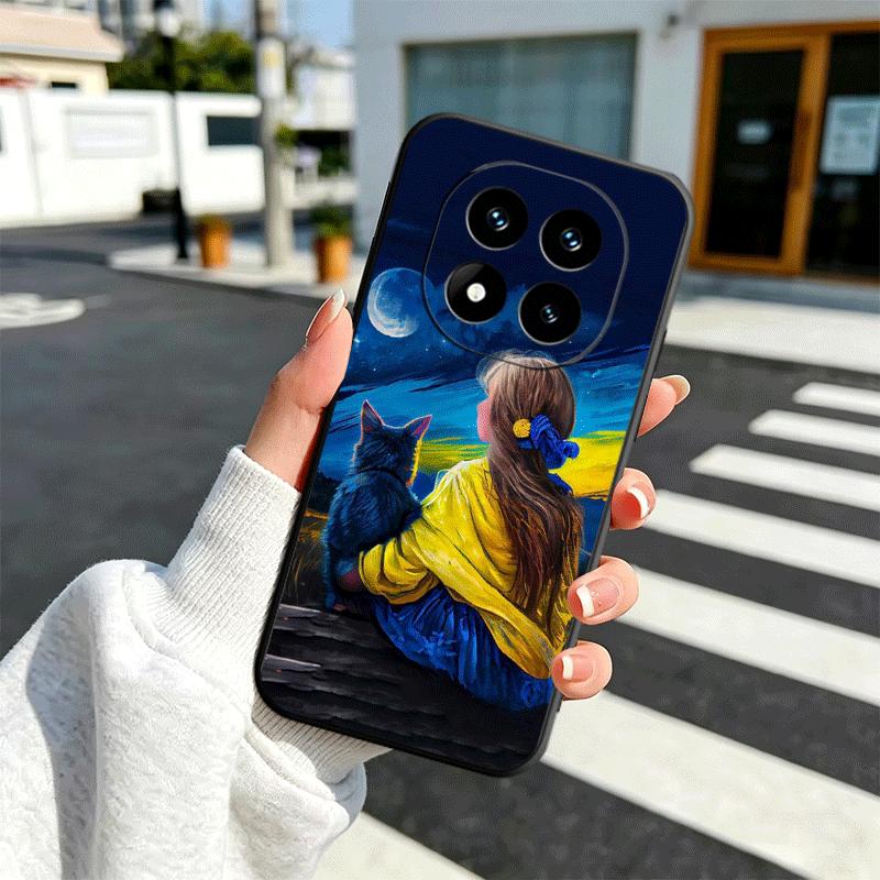 Blue Yellow Ukrainian Girl Soft Phone Case for Xiaomi Redmi Note 12 13 14 15 Pro Plus 11 12S 11S 11T 10 4G Black Cover Back Shel