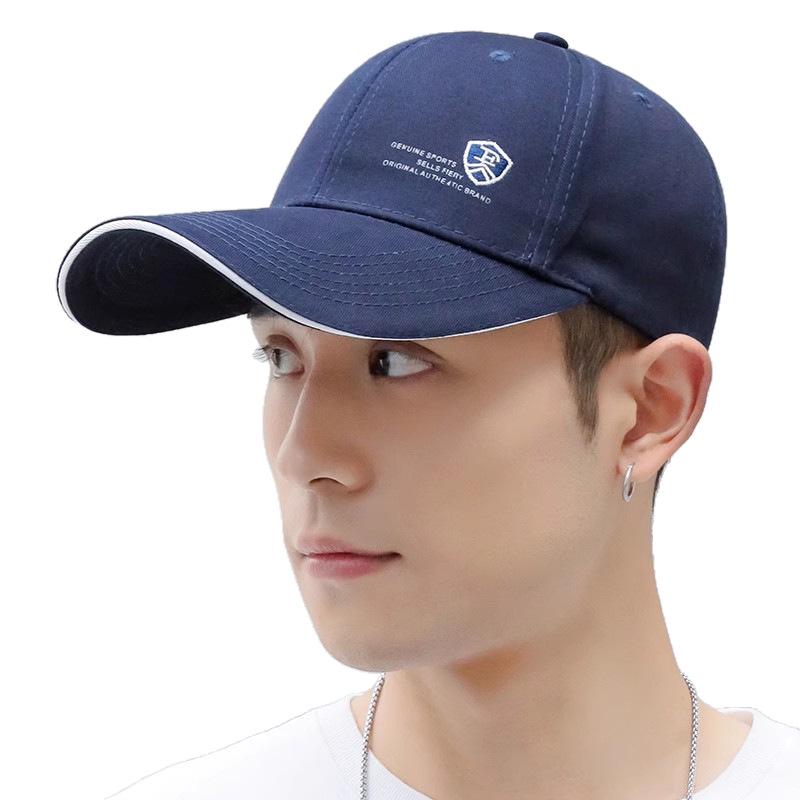 Atmungsaktive Sommer-Baseballkappe für Herren - Koreanischer Entenschnabel-Stil für Sport & Freizeit