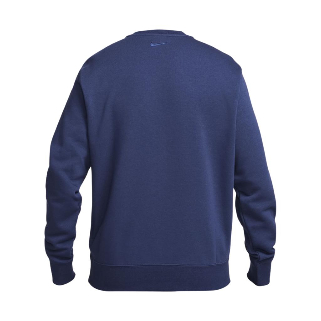 Nike Ανδρικό casual πουλόβερ με στρογγυλή λαιμόκοψη και μακρυμάνικο φούτερ, μπλε FZ4729-410