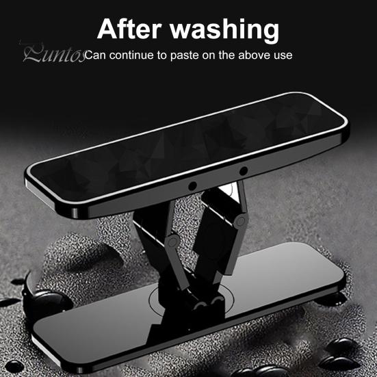 Suporte de telefone de alta durabilidade, autoadesivo, de metal, dobrável, adesivo para telefone, suporte para celular para dormitório