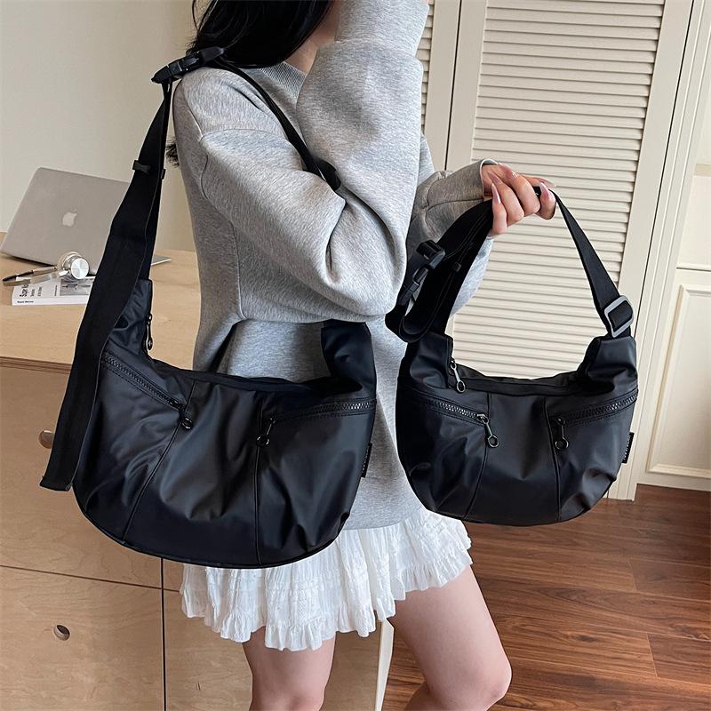 Fashion Casual Versatile Large Capacity Crossbody Bag Women's Sports Wind Waterproof Outdoor Cycling Tooling Bag Men's