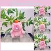 Capybara Delightful Plush Keychain Cute Cartoon Animal Hanging Figure In Various Colors