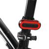 Cycling Light LED Bicycle Bike Light Rechargeable Tailight Warning Rear FlashlightRed Shell Red