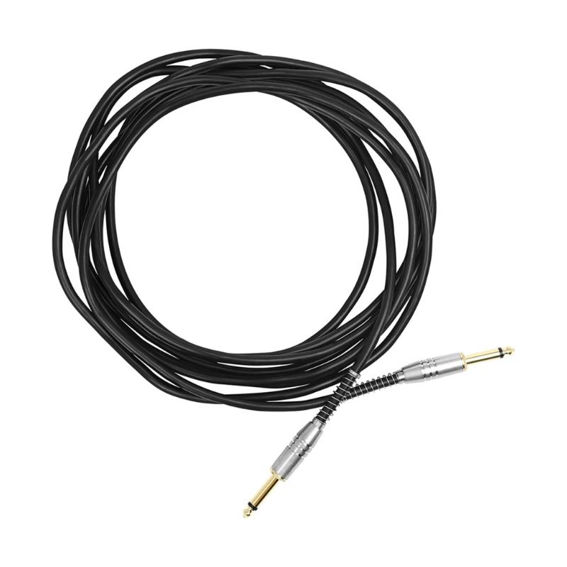 Audio Cable 6.35mm Jack Male to Male AUX Cable For Guitar Electric Piano Mixer Stereo Amplifier 6.35 to 6.35 Audio Line