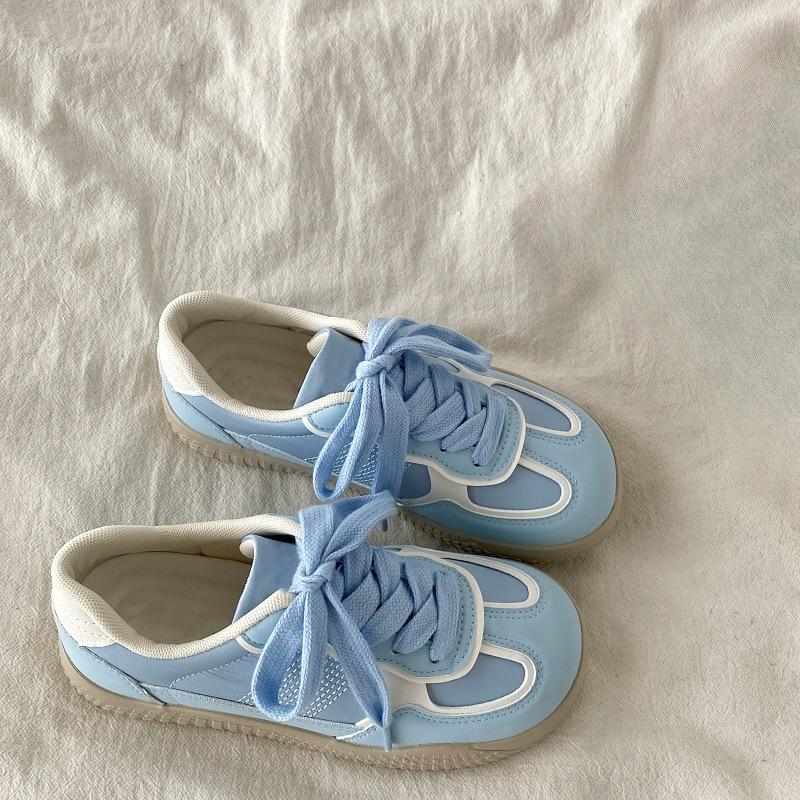 New Thick-soled Board Shoes for Women Versatile Casual Bread Shoes Flat Sports Shoes