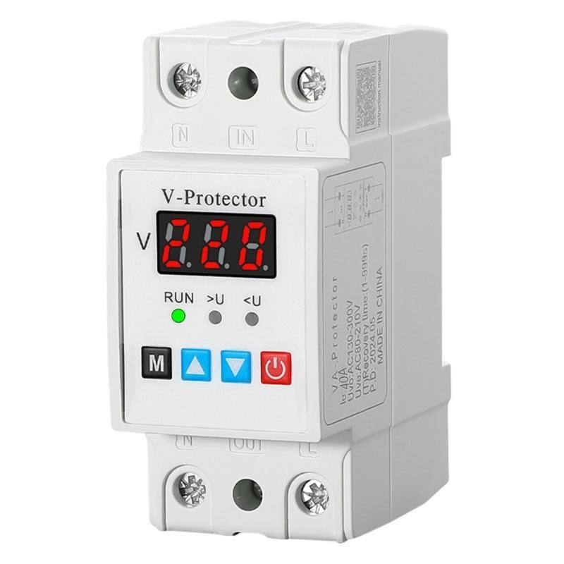 Digitale Spannungsüberwachungen mit automatischer Rücksetzfunktion Über- und Unterspannungsschutz für Haushalts- und Industrieanwendungen