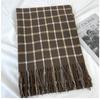 Women Imitation Cashmere Plaid Scarf Women's Autumn and Winter Fashion Shawl Winter Thickened Cold-proof and Warm Scarf
