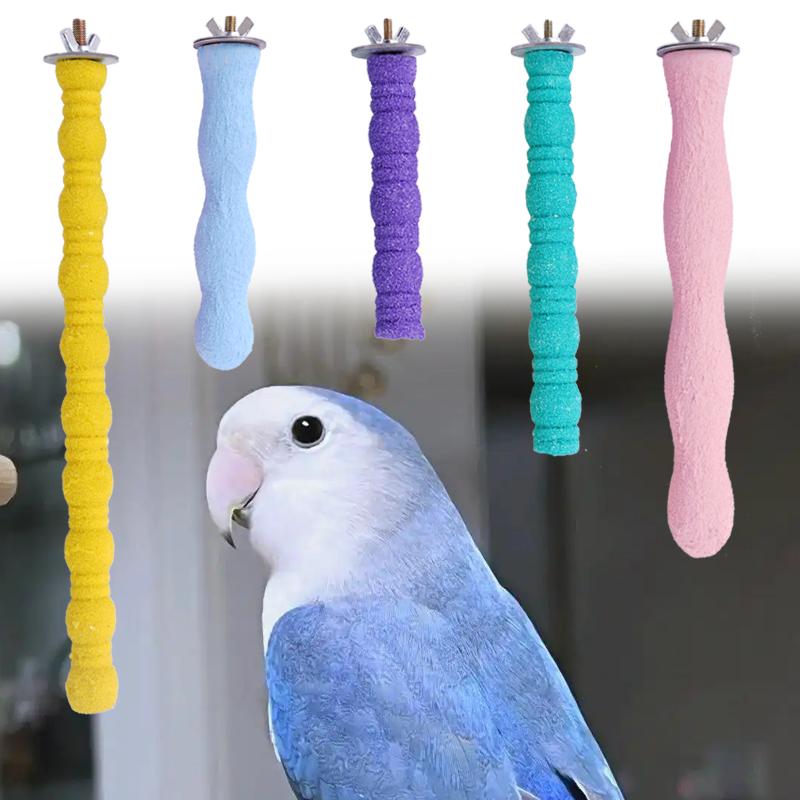 Paw Grinding Stick Parrot Pet Bird Claw Grinding Rod Budgerigar Grind Paws Tools Bird Cage Decoration Parrot Supplies Parakeet