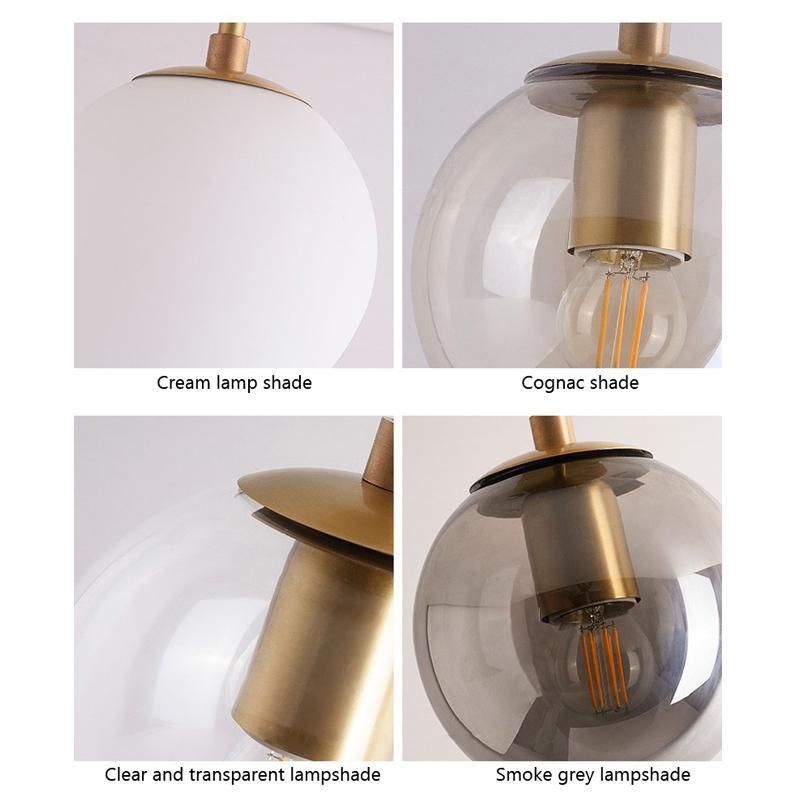 E27 Plafon Sticlă Iluminat Minimalist Modern Lampă de Plafon Rotundă cu Glob de Sticlă Lampă de Hol Lumini Creative pentru Camera de Zi