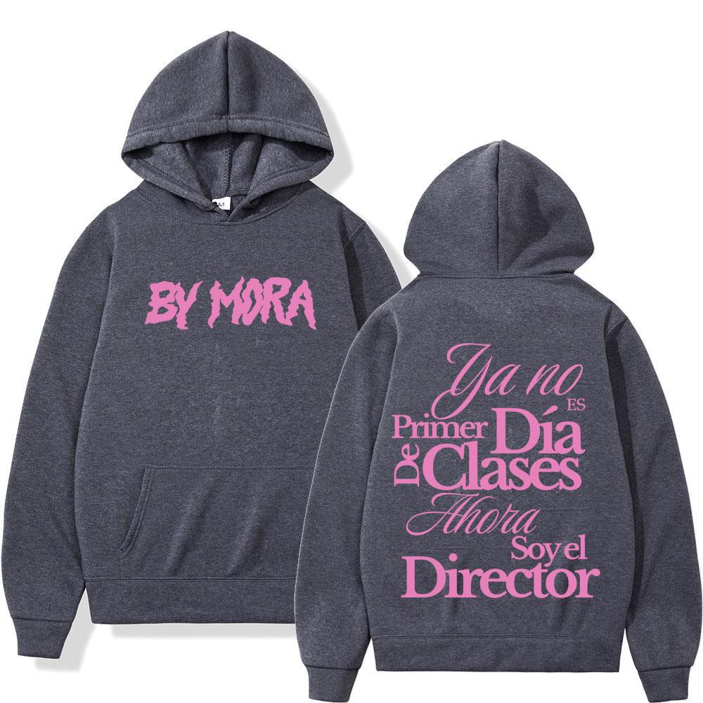 Rapper Mora Double-sided Printed Hoodies Men Women Aesthetic Trend Pullover Long-sleeved Loose Harajuku Sweatshirts