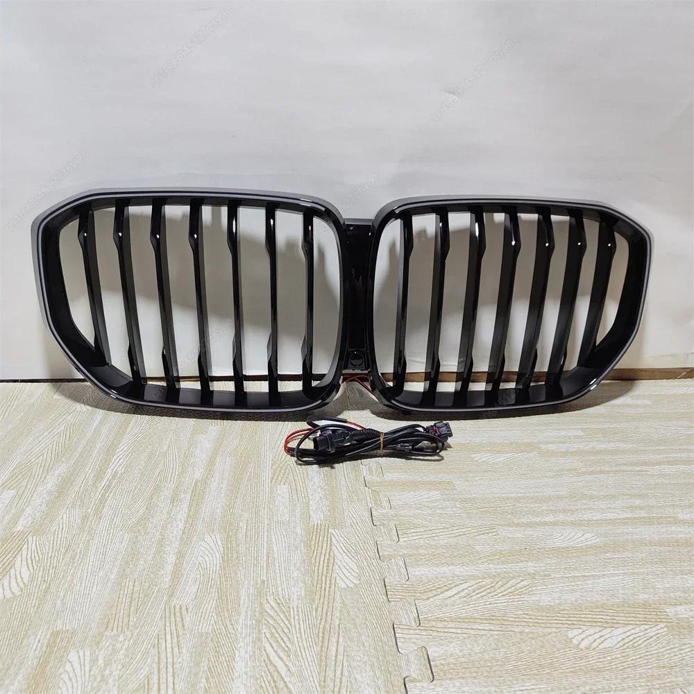 

Front Kidney Grill Grille Racing Grills Grille With LED Lights For BMW X5 G05 M50i M50d xDrive30d 40i 40d 45e Pre-LCI 2018-2023