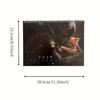 2026 Alien Cat Wall Calendar 12-Month Calendar Xenomorph Alien X Jonesy Cat 2026 Wall Calendar Home Decor Schedule