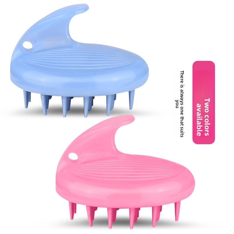 Household Head Shampoo Massage Brush Multifunctional Scalp Cleansing Massage Comb Plastic Handle Shampoo Bath Brush