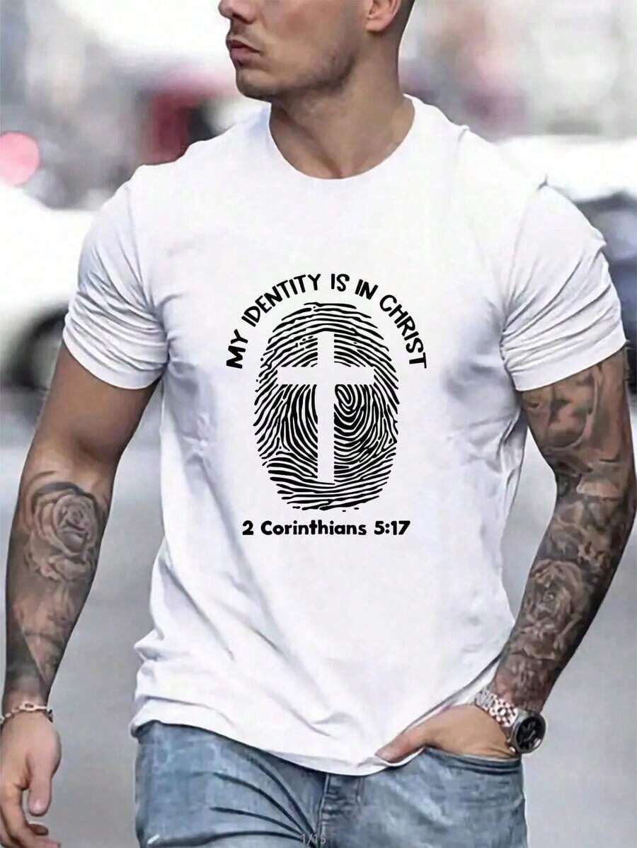 

Unisex s Slogan And Pattern Short Sleeve Graphic T-Shirt Gifts Boyfriend And Husband S