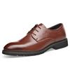Spring new dress leather shoes soft leather business casual men's British style Korean version pointed work banquet wedding shoes