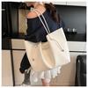 Lazy Retro Commuter Large-capacity Tote Bag Women's New Handbag Spring and Summer Versatile Shoulder Trendy Bag