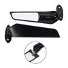 2PCS Motorcycle Mirrors Modified Wind Wing Adjustable Rotating Rearview Mirror For YAMAHA R6 1999-2011
