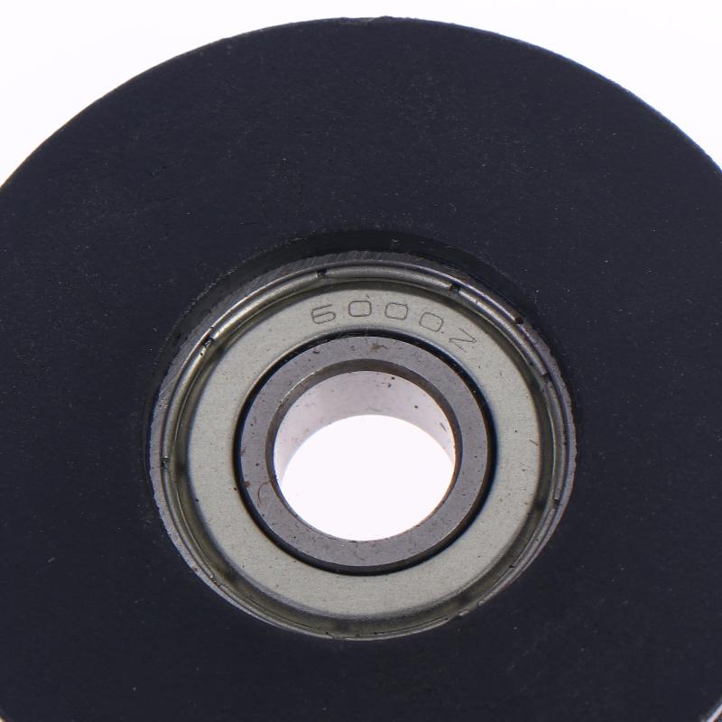 1Pcs U Groove Wire Rope Over Line Pulley Lightweight Durable Nylon Lifting Wheel for Home DIY Hanging Decor Installation