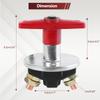 1500A Battery Master Switch Disconnect Isolator 12V 24V Heavy Duty For Car RV Marine Truck Automotive Electrical System Cut Off