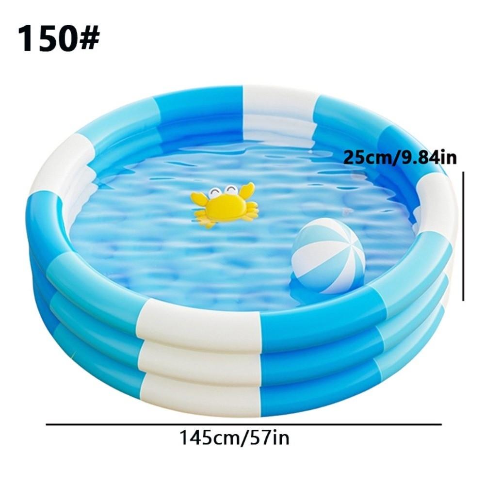 Relaxing Inflatable Pool Round Water Pool Thickened Baby Toddlers Swimming Pool  Indoor Outdoor