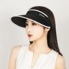 ZHENYUEQI Damhatt med stor skärm i issilke för solskydd
