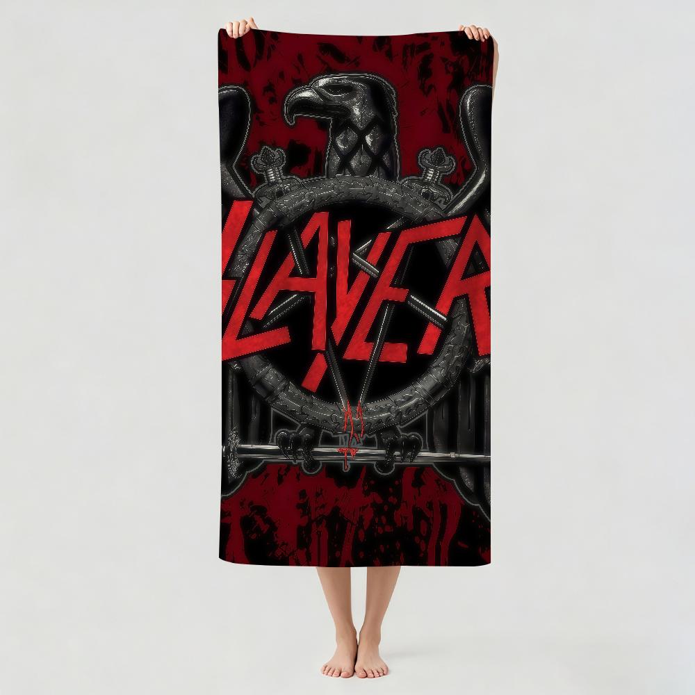 Rock band S-Slayer Towel Drying Bath Towel Applicable To Light Swimming Camping Yoga Beach Out