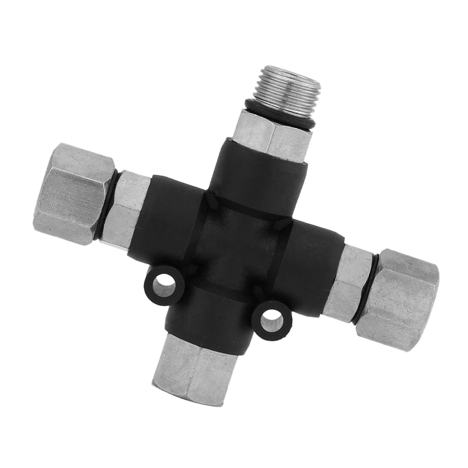 

1 8 3 way Airbrush Air Hose Manifold Adaptor Splitter Tattoo Spray Connector