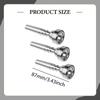 3 Pieces Trumpet Mouthpieces for Professional , Beginner 7C 5C 3C Mouthpiece Set