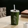 Vysoce hodnotný kelímek na Coca-Colu Velkoobjemový kelímek-imitace termosky se slámkou Studentský kelímek na vodu Velkoobjemový kelímek na kávu Keramický kelímek