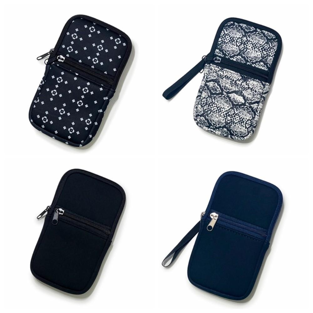Neoprene Zipper Phone Bag Belt Wearing Phone Bag Pouch  Portable Power Source