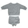 Conjunto de Sudadera y Pantalón Corto de Felpa 869467 para Bebé Niño