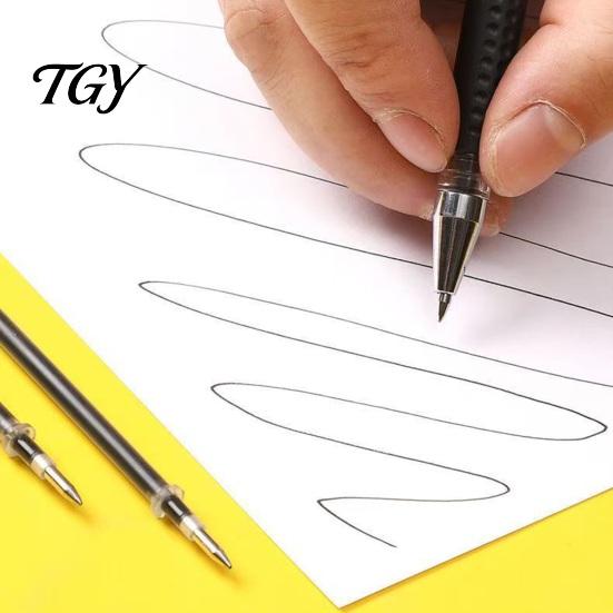 Konische Spitze Tintenpatronen 50 Stück 0,5 mm Gel-Stift Nachfüllpatronen, Nadel und Universell Ersatz Glattes Schreiben Pigmentbasiert für Büro Schule Täglich