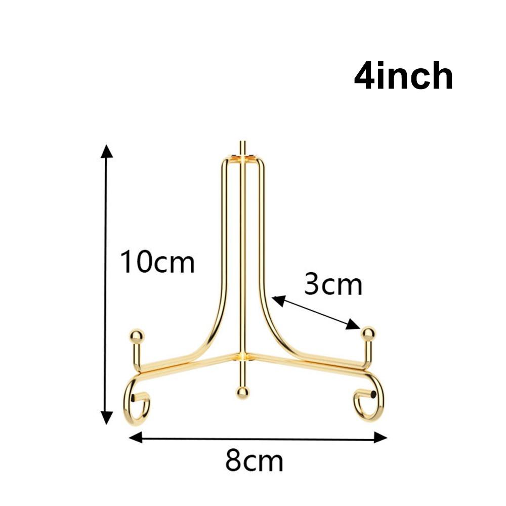 4 6 8 10 12inch Plate Stands Iron Photo Pedestal Durable Display Stand  Home Decoration