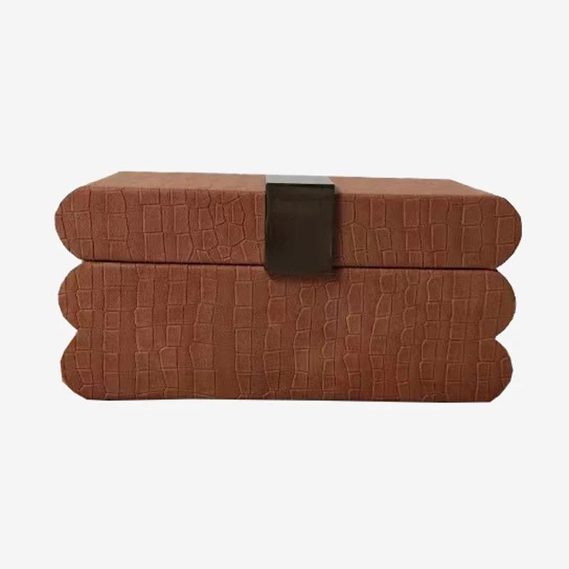 Luxury Jewelry Box Rings Storage Display Necklace Ornaments Organizer Professional Leather Art Container Earring Bracelet Boxes Woman Aesthetic Gift