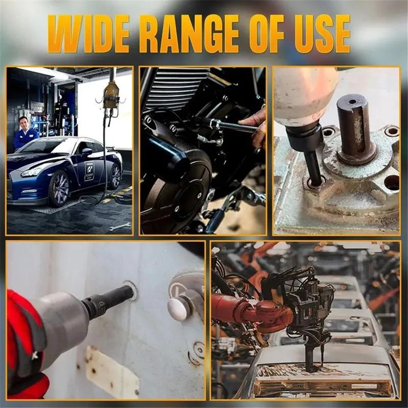 8/10 Sätze Sechskanthülsen in der Sechskanthülse für 1/2 Windgewehre/stachelige Wunden/gebogene Scharniere, manueller Schraubenschlüssel/elektrischer Schraubenschlüssel